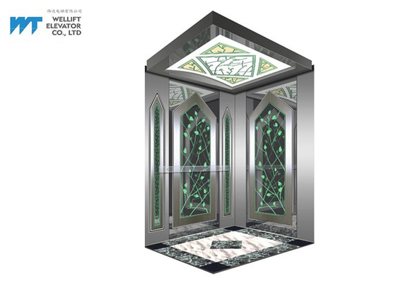 Élargit le PVC de plancher de voiture de décoration de cabine d'ascenseur de l'espace/matériel de marbre