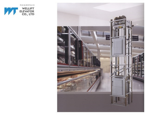 Ascenseur de Dumbwaiter de Roomless de machine sans capacité 100-300KG de serrure de porte à deux battants d'axe