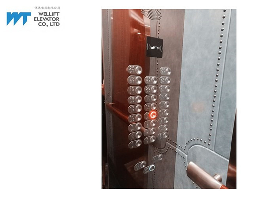 ascenseur de luxe du passager 3.0m/S avec le contrôle d'accès de carte d'IC