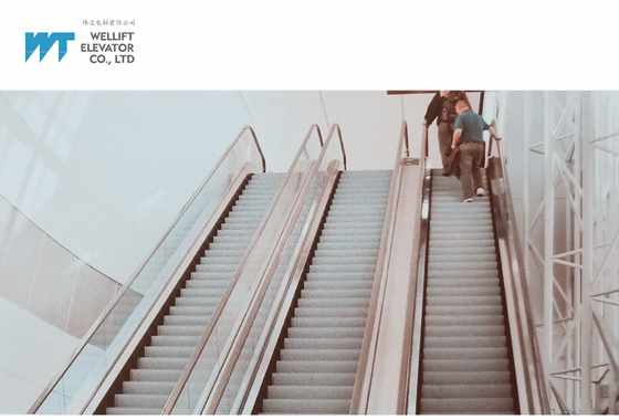 escalator de centre commercial de contrôle de l'inclination 0.5m/S VVVF de 30° 35°