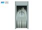 Décoration de cabine d'ascenseur de centre commercial avec la conception d'acier inoxydable de délié de miroir