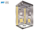 Taille d'or 2100/2200MM de porte d'atterrissage de décoration de cabine d'ascenseur de miroir pour l'ascenseur commercial