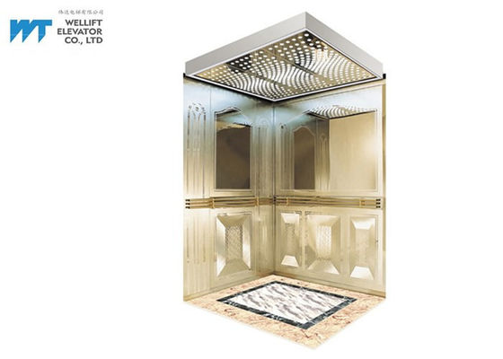 Décoration de luxe de cabine d'ascenseur pour l'ascenseur de passager de centre commercial