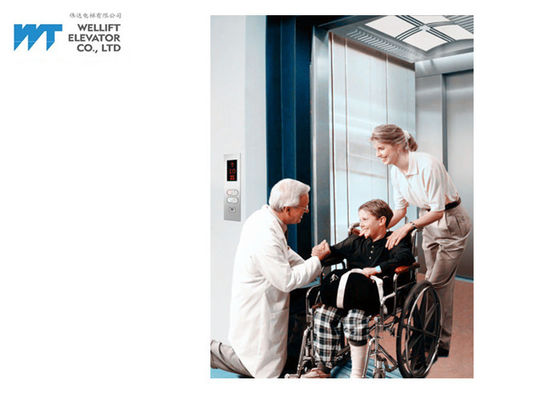 Type commode de pièce de machine d'ascenseur de lit d'hôpital portes avant/arrière petit